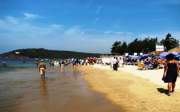 Индия, Гоа, пляж Бага