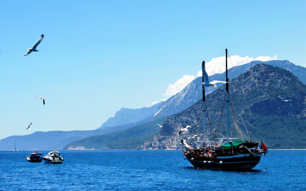 Турция. Море, яхты