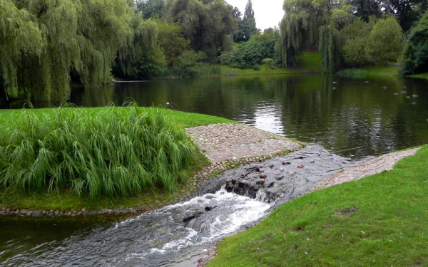 В парке Варшавы
