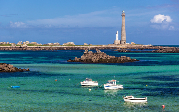 Маяк острова Вьерж, Бретань, Франция