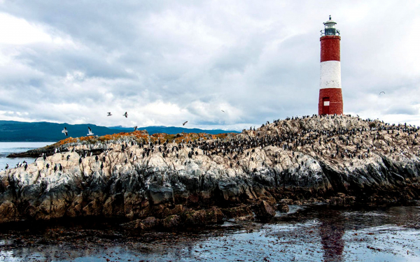 Маяк в проливе Бигл, Аргентина Чили