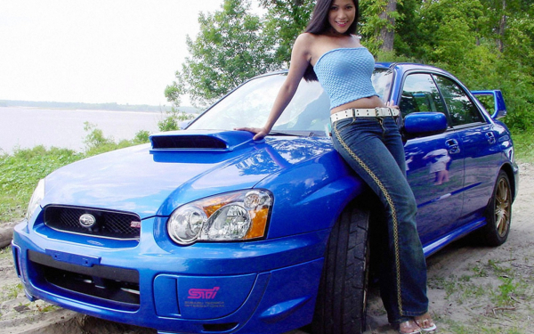 Девушка и Субару
