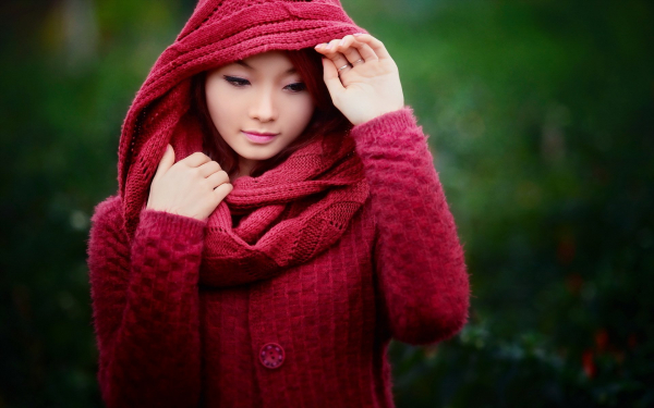 Девушка азиатка