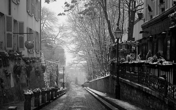 Зима в Париже