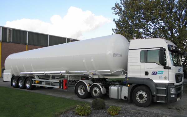 Автоцистерна MAN для перевозки газа