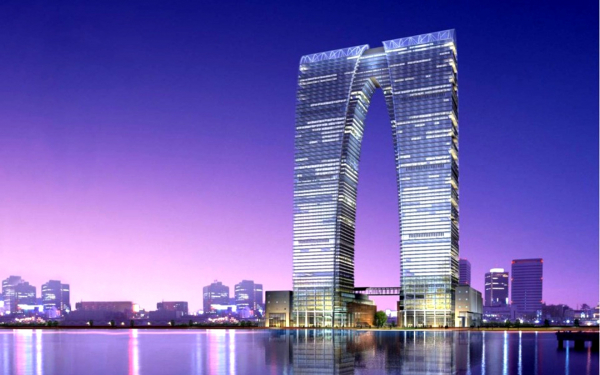 Gate to the East - Небоскрёб высотой 301,8 метра в городе Сучжоу, Китай