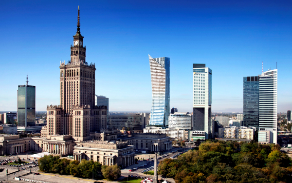 Небоскребы в Варшаве