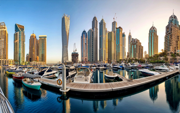 Дубай Марина небоскребы