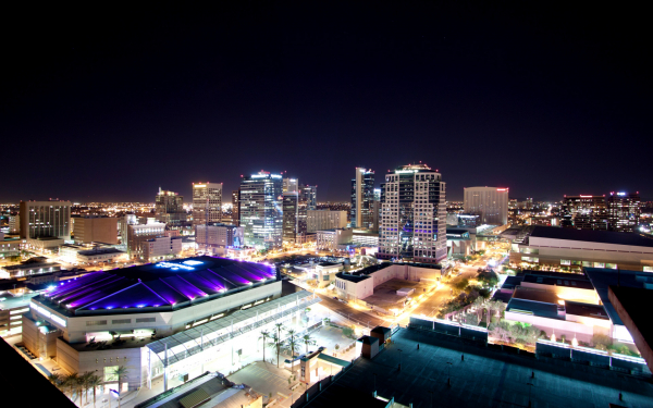 Ночной город Финикс