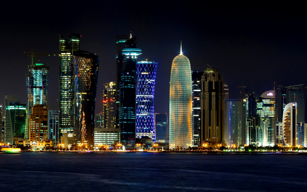 Доха ночью