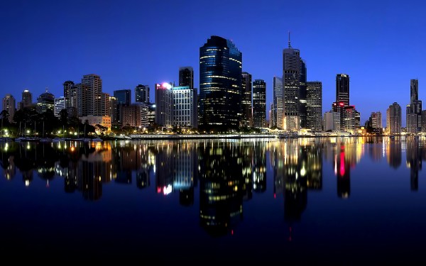 Ночной Брисбен