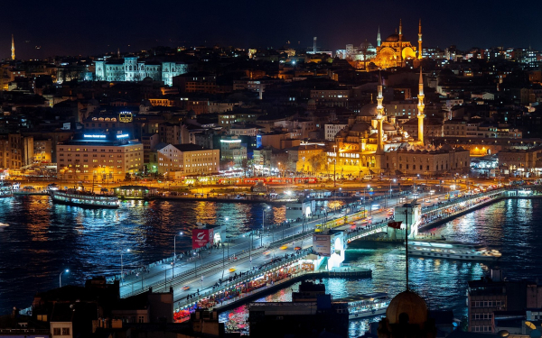 Ночной Стамбул