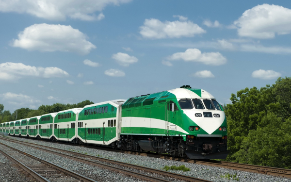 Поезд двухэтажный