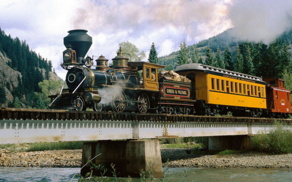 Старый поезд