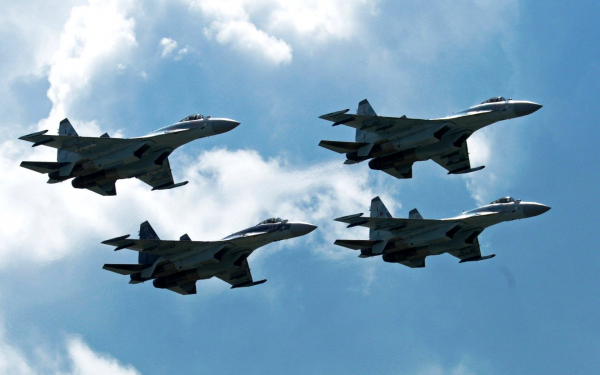 Российские истребители Су-35С