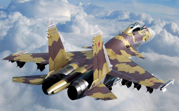 Су-37 - экспериментальный сверхманевренный истребитель