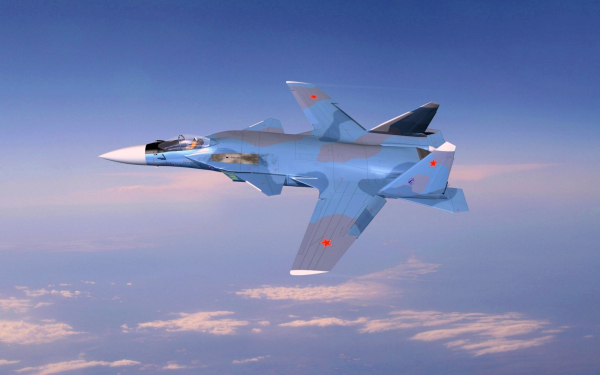 Су-47 Беркут в полете