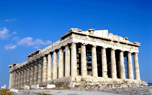 Древнегреческий храм Парфенон