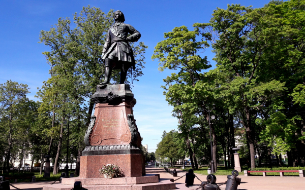 Петр 1 в Кронштадте