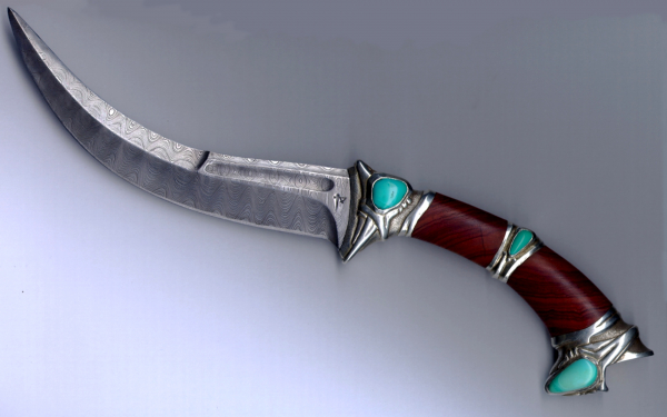 Нож с наборной рукояткой