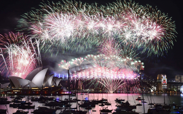 Фейерверк в Сиднее
