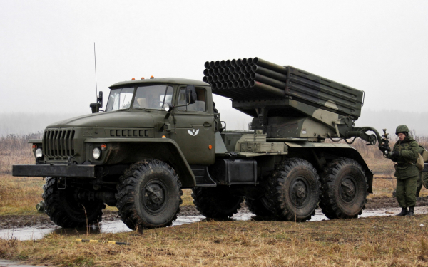 9К51 «Град» — советская реактивная система залпового огня