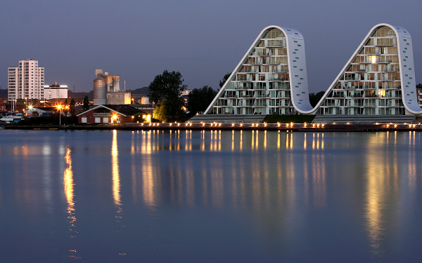 Волны в Вайле Дания