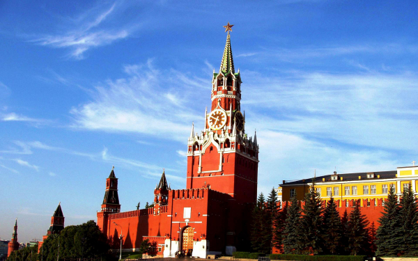 Спасская башня Московского Кремля