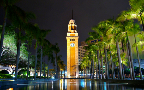 Часовая башня в Гонконге