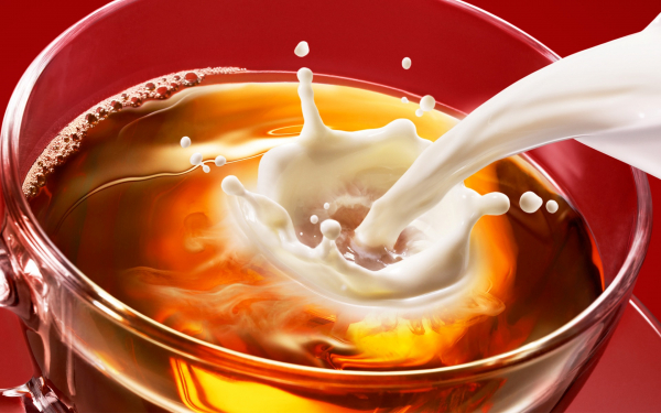 Чай с молоком