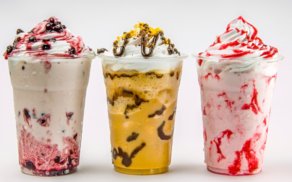 Десертный молочный коктейль