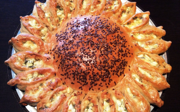 Пирог подсолнух