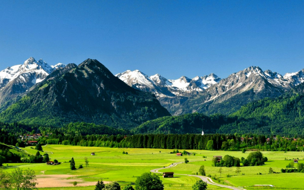 Альпы Бавария Германия