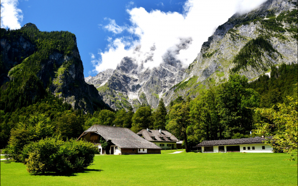 Горы Альпы Бавария