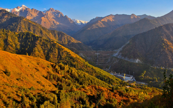 Казахстан Медео осень