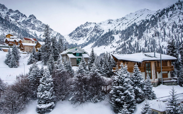 Чимбулак зима