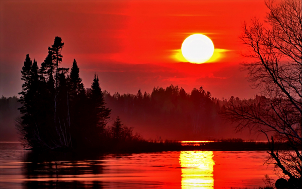 Солнце на закате