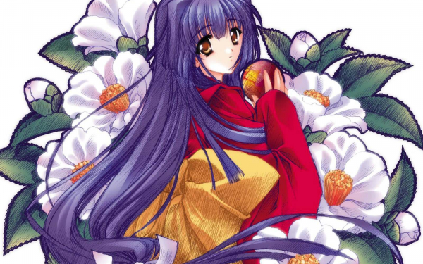 Девушка в цветах