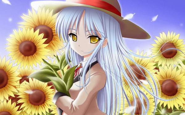 Аниме девушка с желтыми глазами