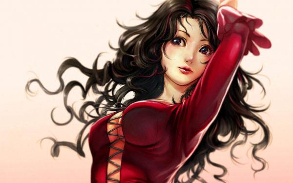 Аниме красивая девушка