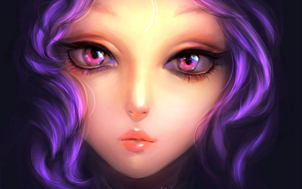 Аниме лицо девушки