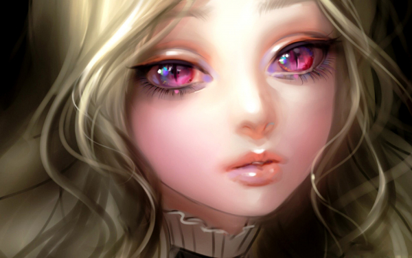 Глаза девушки аниме