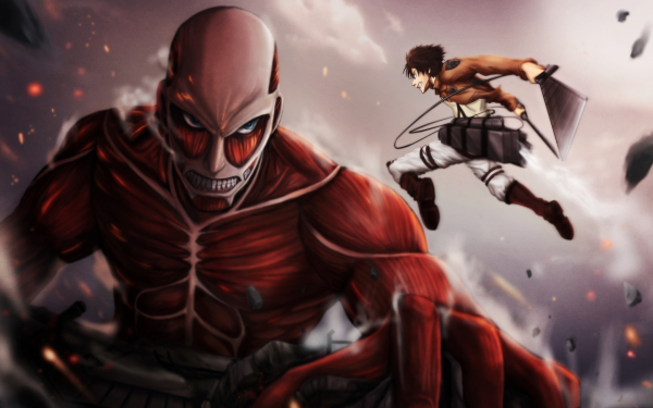 Титан и Микаса