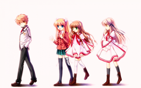 Аниме мальчишка и девчонки