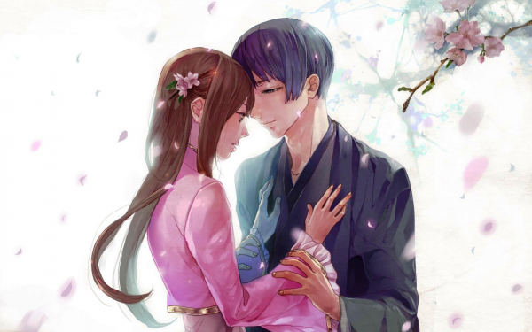 Аниме пара влюбленных
