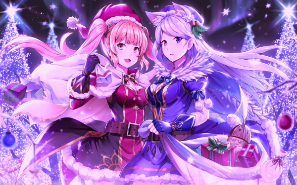 Аниме новый год и рождество