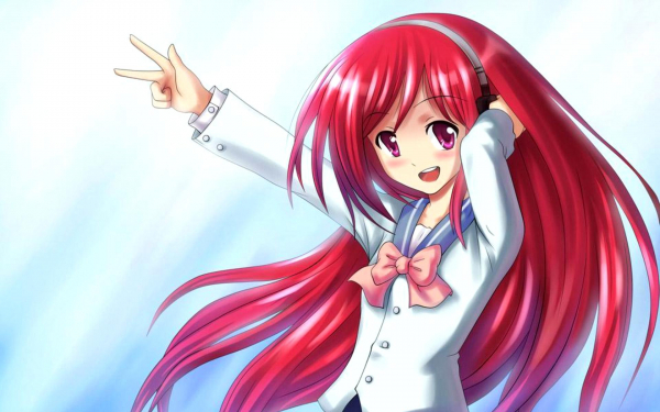 Аниме девушка и музыка