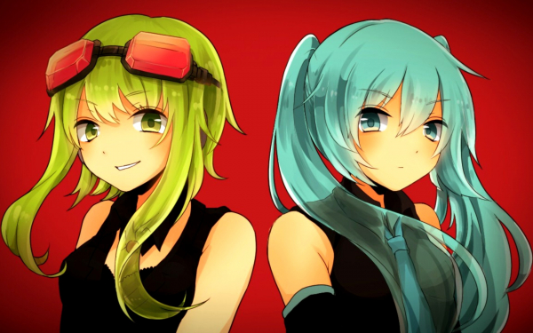 Две девушки аниме