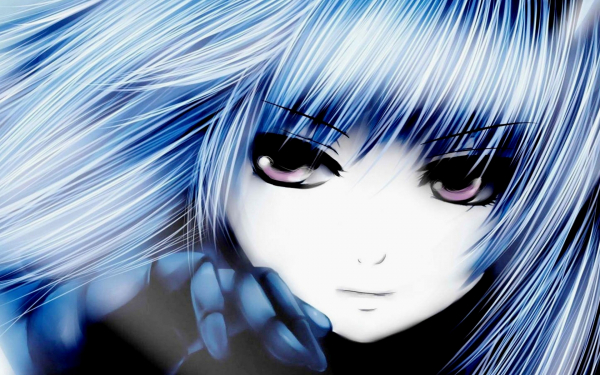 Аниме лицо девушки