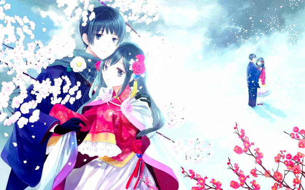 Аниме весна влюбленных